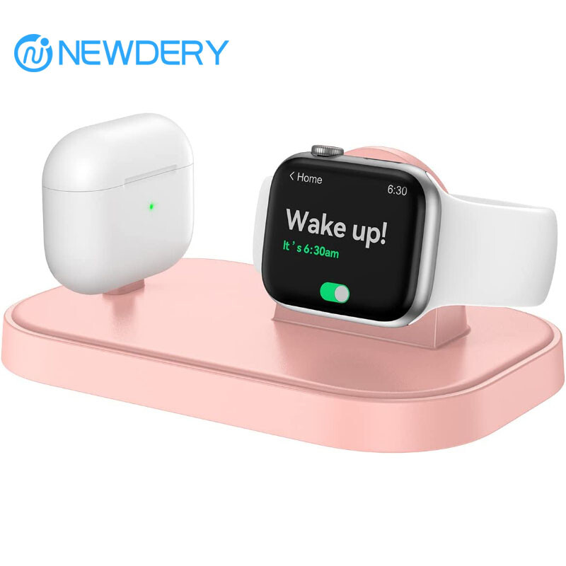 2in1 Charger Stand for Apple Watch Series,AirPods Pro 3 2 Charging Station Dock-image