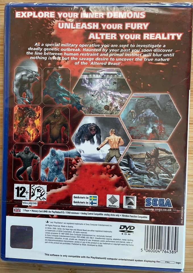 Altered Beast PlayStation 2 (PAL - New & Sealed) - Image 2 of 2