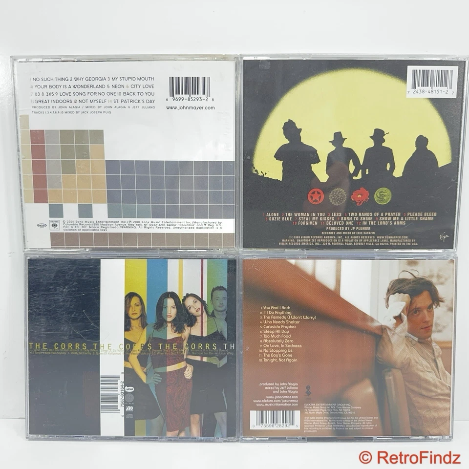 Soft Rock & Acoustic CD Lot of 16: Jason Mraz, Dave Matthews, The Corrs & More - Image 4 of 4