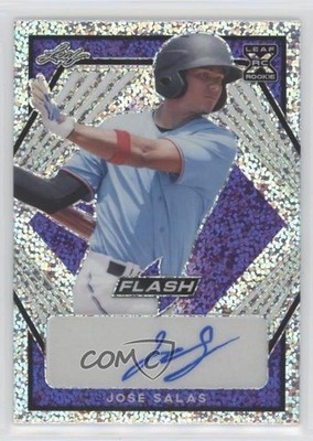 2021 Leaf Flash Purple 52/75 Jose Salas #BA-JS1 Auto 1y9