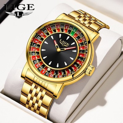 Men Watch Big Dial Quartz Analog Luminous 3ATM Waterproof Man Daily Wristwatch