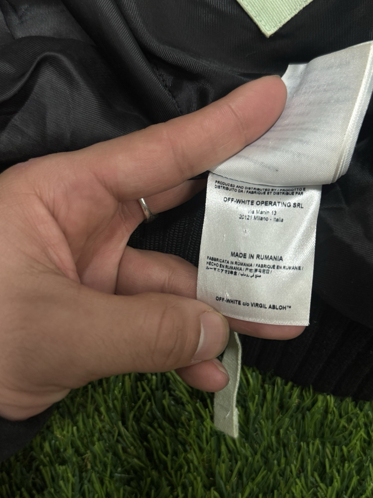 Off-White Eagle Temperature Eagle Varsity Jacket … - image 14