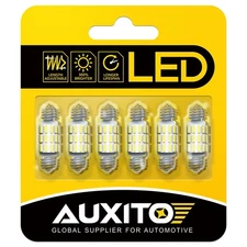 6X AUXITO 31MM-36MM 4014SMD LED Festoon Dome Door Reading Light Bulb White EOA