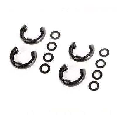 Rugged Ridge Black 3/4'' Dia. Polyurethane D-Ring Isolator Kit Universal Set of 4