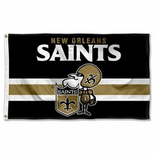 3x5 Foot New Orleans Saints Throwback Retro Vintage Logo Flag