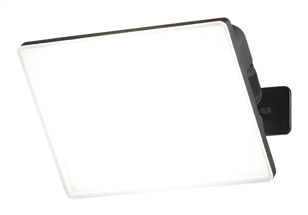 Outdoor Light Black Visby 20w LED Floodlight IP65 1500lm 4000K Cool White Coast