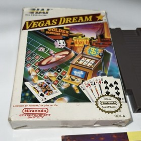 Nintendo NES Vegas Dream CIB Complete in Box and Tested