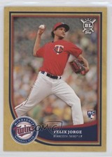 2018 Topps Big League Gold Felix Jorge #102 07rd