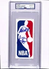 Magic Johnson Larry Bird Signed Auto Autograph Sticker PSA DNA Authentic 10 Auto