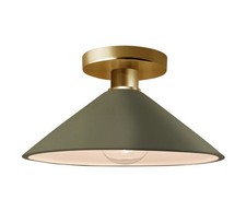 Justice Design Group CER-6330-MGRN-BRSS - Ceiling Fixtures Indoor Lighting