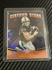 2025 Panini Certified Brock Bowers Certified Stars Orange /149 Raiders