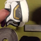 autographed Harrison Butker adida mvp shoes