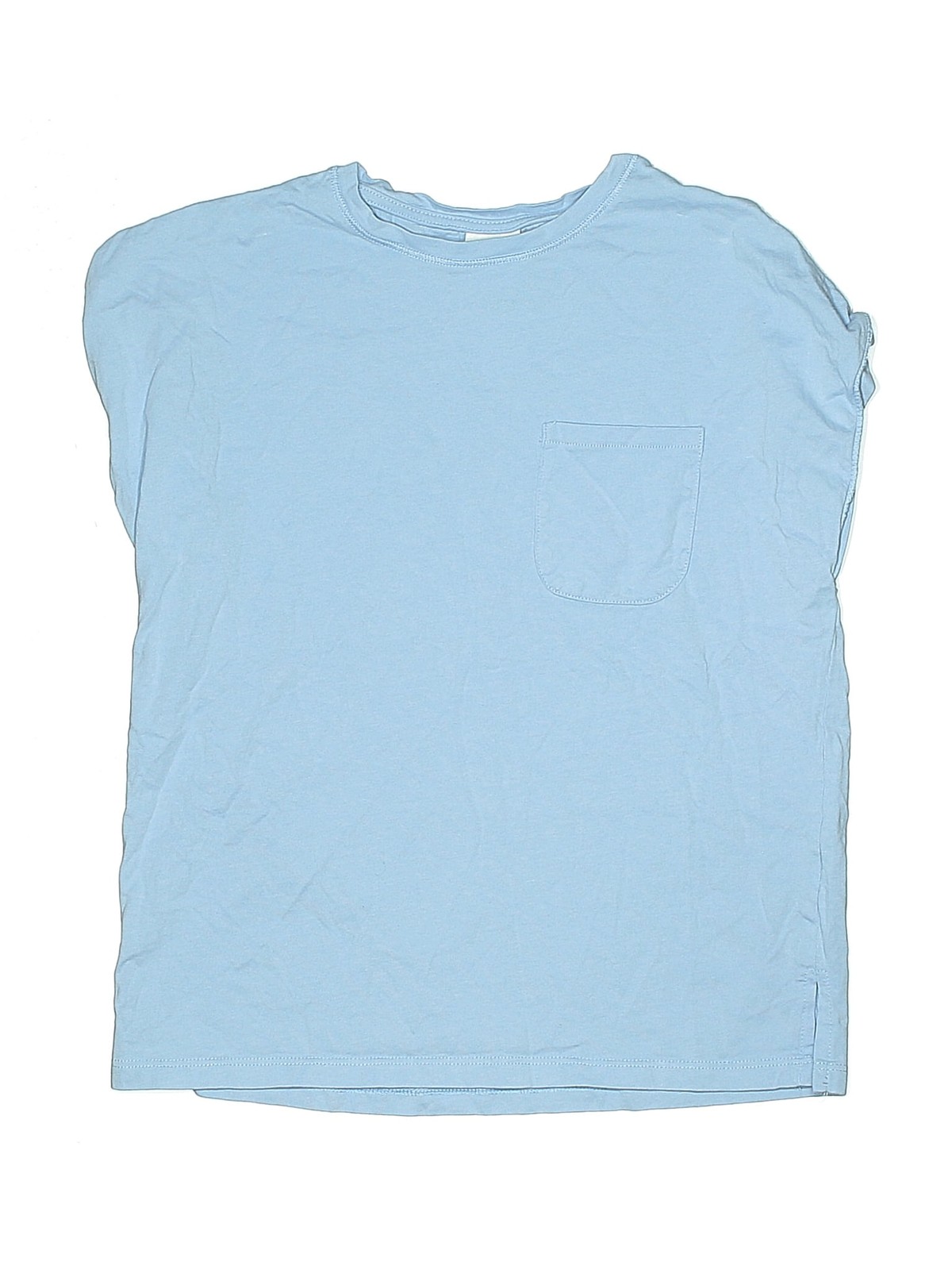 Zara Girls Blue Short Sleeve Top 8