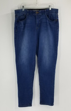 Wit Wisdom Size 16 Skinny Blue Jeans Medium Wash