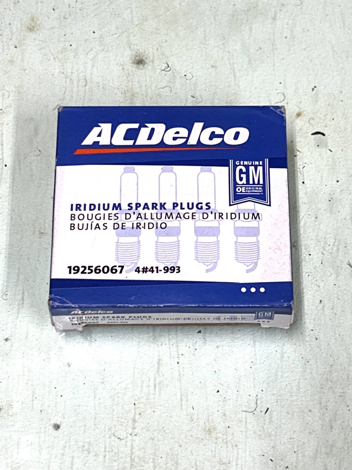 4x GM AC Delco 41-993 Iridium Spark Plugs for Chevy 19256067