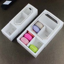 Macaronbox 10er mit Fenster