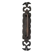 Adonai Hardware Lydda Heavy Duty Antique Cast Iron Decorative Door Pull Plate 1