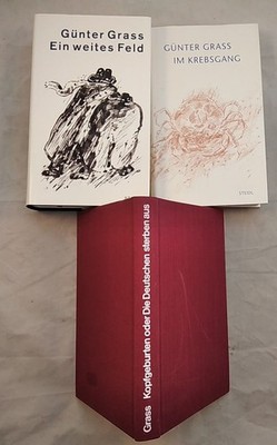 Konvolut von 3 Romanen von Günter Grass [3 Bücher]. Grass, Günter: