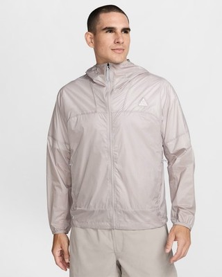 NWT Nike ACG Cinder Cone windproof jacket in a light purple/grey color Mens Sz S
