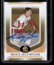 2020-21 SP Signature Legends Bruce MacGregor #216 Gold Spectrum Foil Autographs
