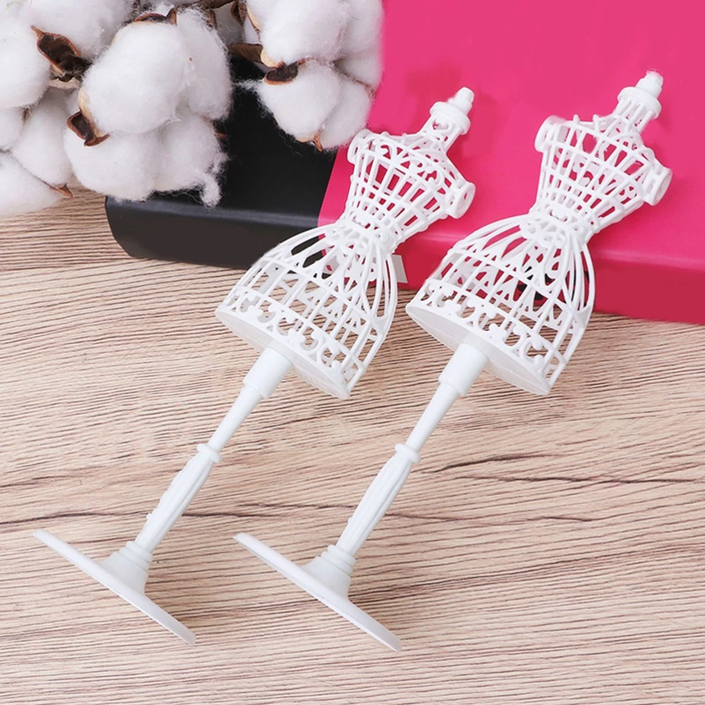 VETEMENTS 8 Pezzi Manichino per Bambole Espositore per Vestiti Mini Porta Forma Vestito