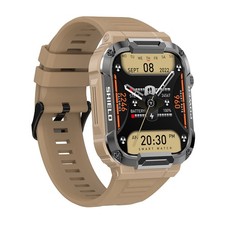 Fitness Military Calls 1.85 Inches Full Screen Touch Watch For IOS 8.0 Android