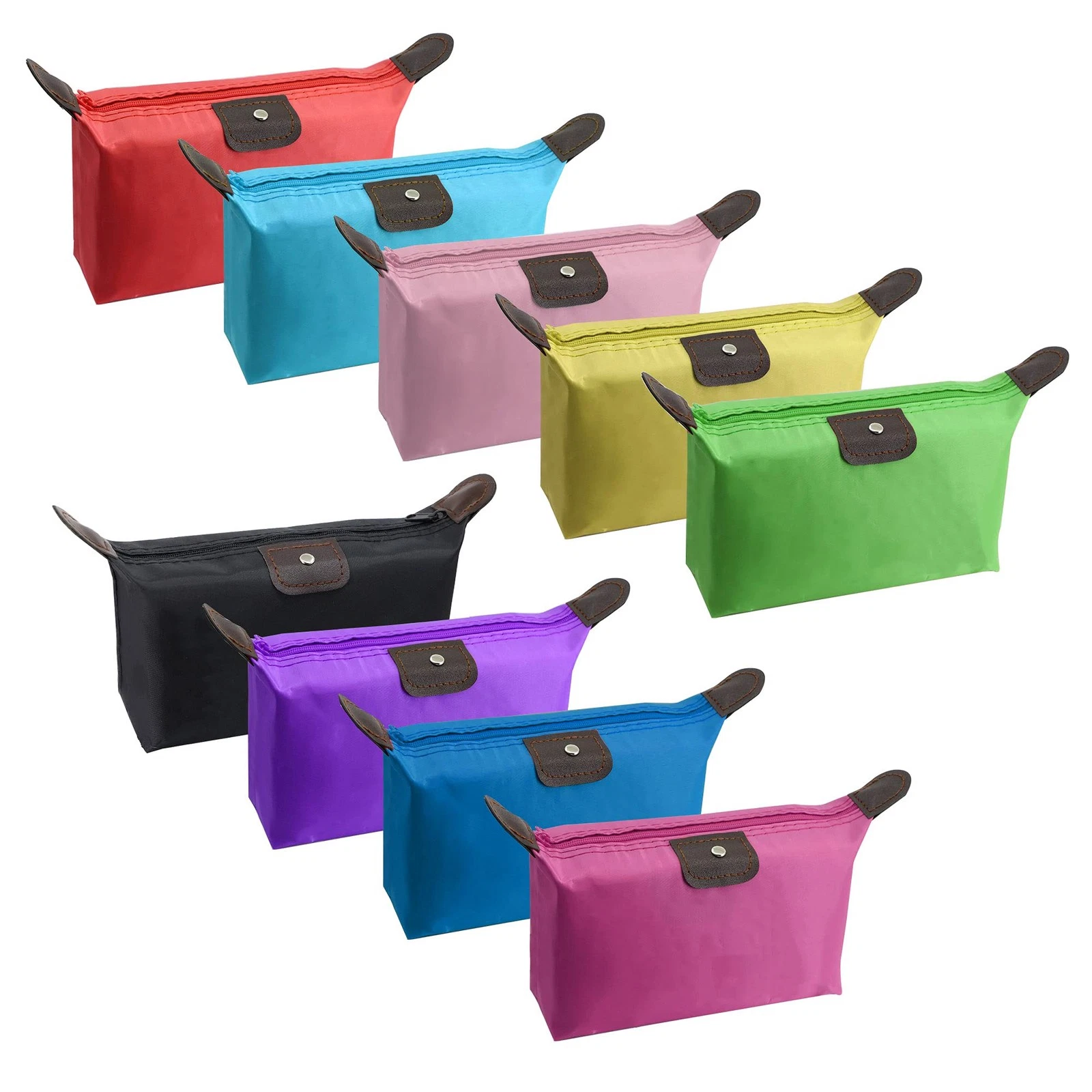 Yaodhaod Makeup Bag Bulk Toiletry Pouch Waterproof Cosmetic Storage Ba