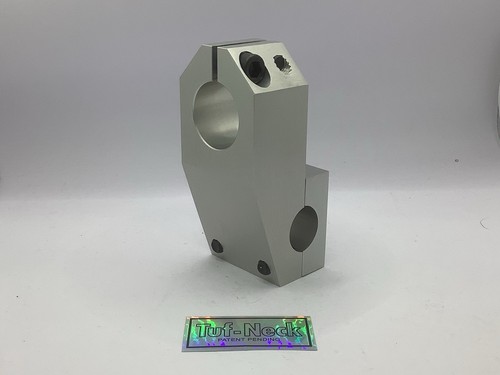 Tuf-Neck Patent Pending Retro BMX Stem 1-1/8 Threadless Top Load 53mm SILVER - Picture 3 of 4