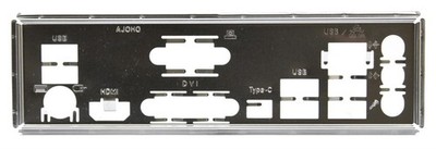 ASRock B365M Pro4-F - Blende - Slotblech - IO Shield   #312989