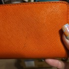 Michael Kors Orange Leather Wristlet NEW — photo 6