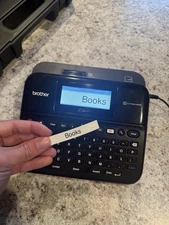 Brother PTD600VP PC Connectible Label Maker Printer with Case - Black