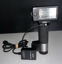 Sunpak Auto 511 Thyristor Flash W/AC Adaptor Sync Cable