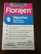 Florajen Digestion Probiotics Gut Health Supplement with Constipation and Blo...