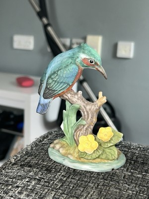 Porzellan Eisvogel Vogel Figur, Eisvogel Ornament, Royal Osborne, 03178
