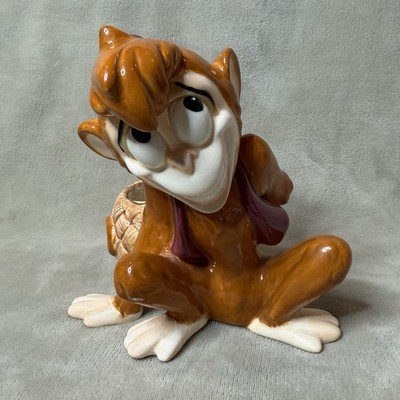 Vintage Disney's 1992 Movie Aladdin the Monkey Abu Figurine Ceramic Coin Bank