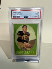 1958 Topps #66 Bart Starr PSA 4 Green Bay Packers HOF University of Alabama