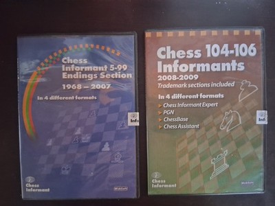 Chess Informant Software 2-Pack - Informants 104-106 & Endings Section 5-99