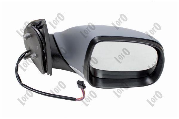 ABAKUS Exterior Mirror 4053M06 For VW, Right, Electric, Convex, Heated, Primed