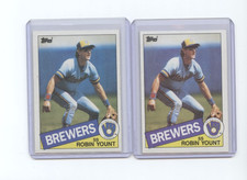 2-1985 Topps Robin Yount Milwaukee Brewers #340🚀😳💥Mint