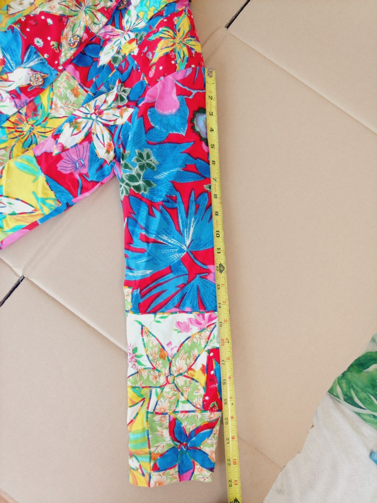 Vintage Patchwork Jacket Womens Small Petite Quil… - image 10