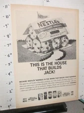 trade magazine ad grocery store 1962 NESTLE'S Quik cookies Nescafe candy bar
