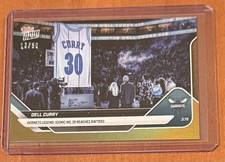2025-26 TOPPS NOW NBA #215 DELL CURRY - NUMBERED 13/50 GOLD PARALLEL