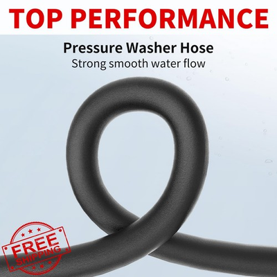#ad Heliwoo 50FT Pressure Washer Hose 4200PSI 1 4quot; Quick Connect Extension $165.99