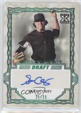 2020 Leaf Ultimate Draft Emerald Spectrum 21/25 Seth Corry #BA-SC1 Auto 0c6
