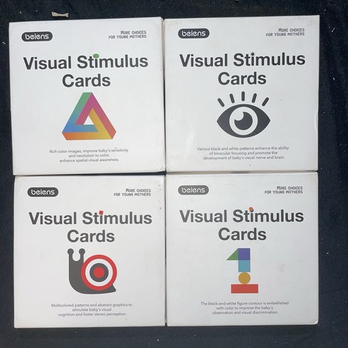 Lot Of Beiens Visual Stimulus Cards, Developmental Flash cards 0-36 Months