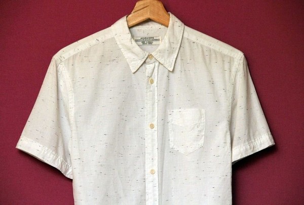 Men AllSaints Shirt White M #AT4