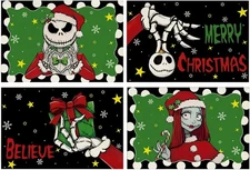 Christmas Placemats Halloween Table Mats Decor and Christmas Decorations for Hom