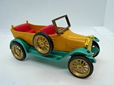 GAMA , W.GERMANY, FIAT 1911 3991, YEL & GRN, 1:43, GOOD COND,  NO BOX, COMB SHIP