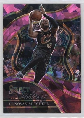 2023 Panini Select Courtside Pink Cracked Ice Prizm 95/99 Donovan Mitchell hs9