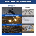 Yescom Commercial LED Event Curtain Lights with 10FT Cast Iron Poles 40FT Cable — photo 8